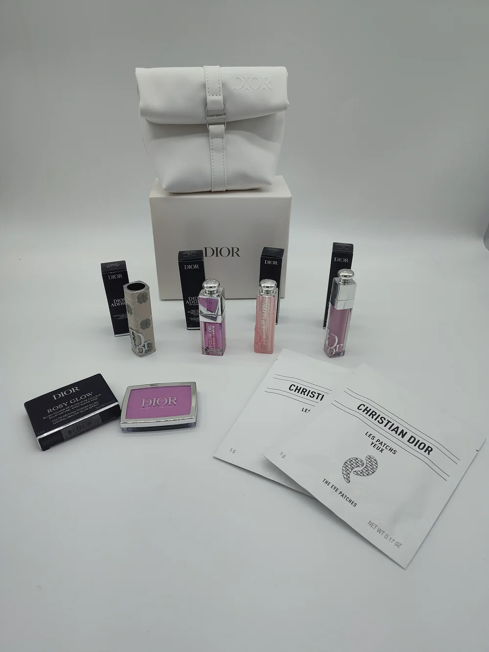 DIOR Limited Edition Charm Beauty Collection Lip Glow Pouch Gift Set NIB